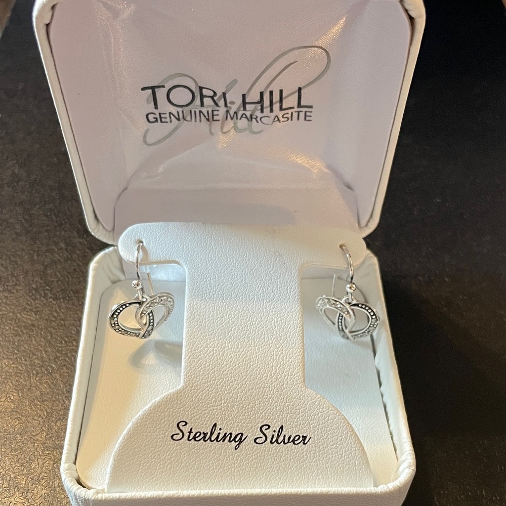 Sterling Silver Heart Earrings